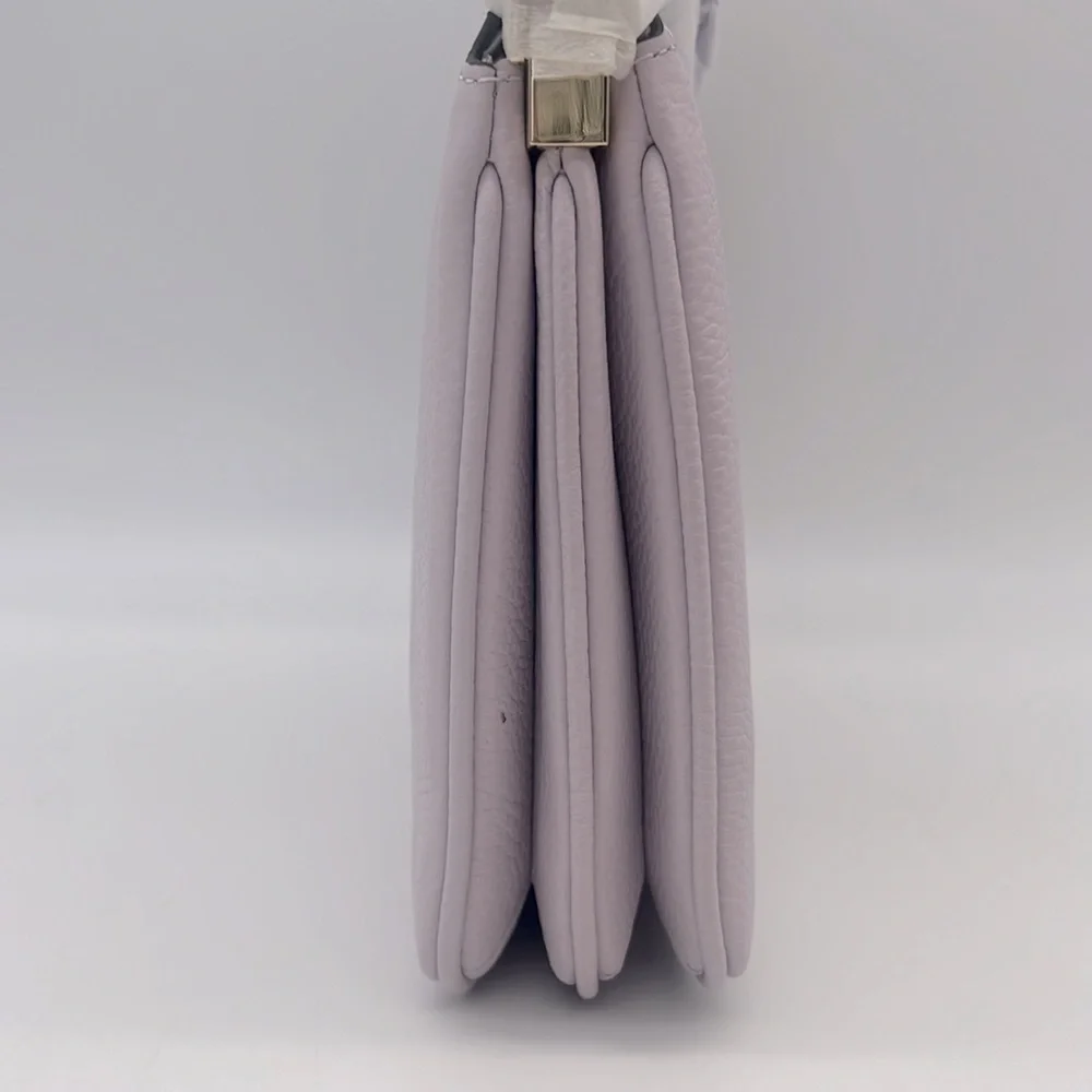 Kate Spade Leila Triple Gusset Crossbody Lilac Moon